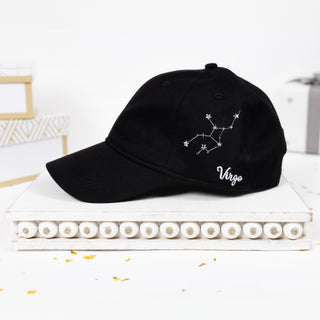 Virgo Black Adjustable Hat