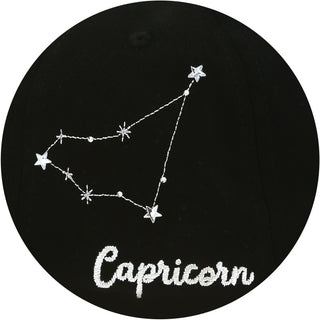 Capricorn Black Adjustable Hat