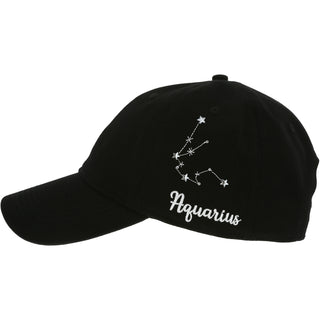 Aquarius Black Adjustable Hat