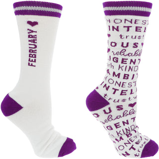 February Unisex Crew Sock