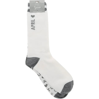 April M/L Unisex Crew Sock