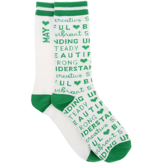 May M/L Unisex Crew Sock