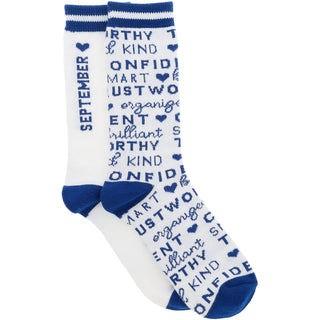 September M/L Unisex Crew Sock