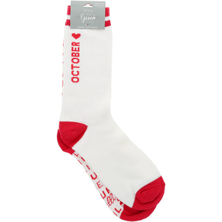 October Unisex Crew Sock