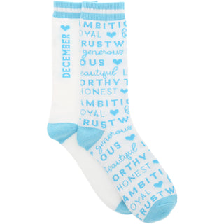 December M/L Unisex Crew Sock