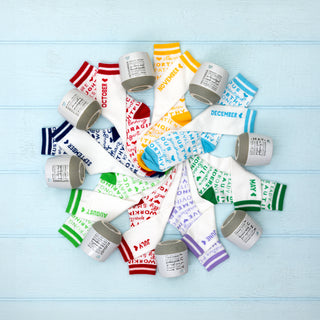 December M/L Unisex Crew Sock