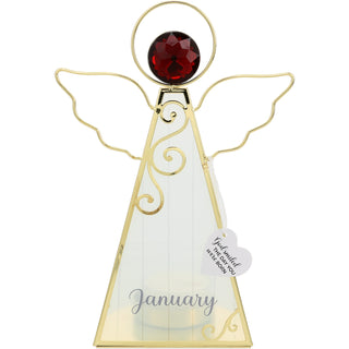 January 6.5" Monthly Angel Tea Light Holder