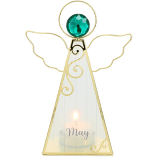 May 6.5" Monthly Angel Tea Light Holder