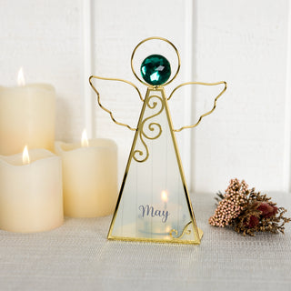 May 6.5" Monthly Angel Tea Light Holder