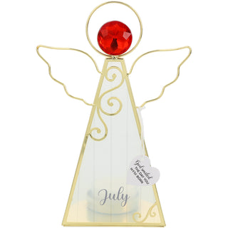 July 6.5" Monthly Angel Tea Light Holder