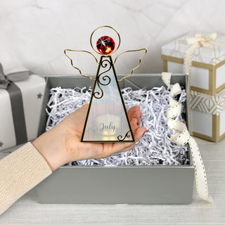 July 6.5" Monthly Angel Tea Light Holder