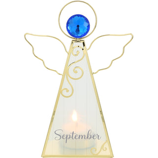 September 6.5" Monthly Angel Tea Light Holder