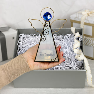 September 6.5" Monthly Angel Tea Light Holder