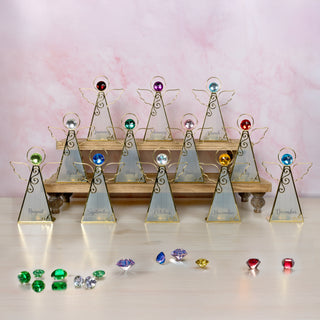 September 6.5" Monthly Angel Tea Light Holder