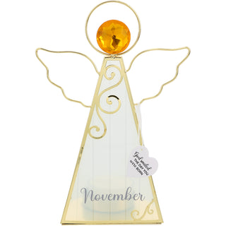 November 6.5" Monthly Angel Tea Light Holder