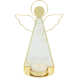 December 6.5" Monthly Angel Tea Light Holder