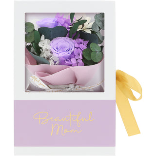 Mom Purple Preserved Floral Bouquet