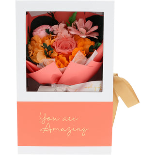 Amazing Coral Preserved Floral Bouquet