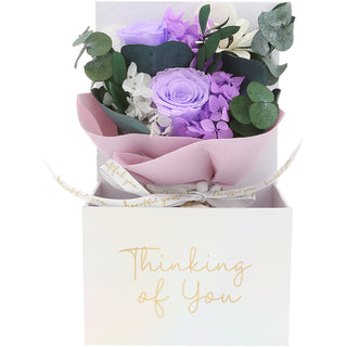 Thinking Of You Purple Preserved Floral Bouquet