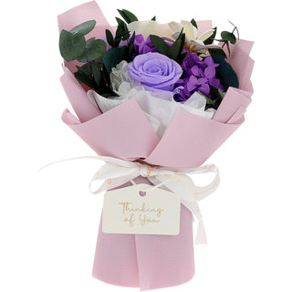 Thinking Of You Purple Preserved Floral Bouquet