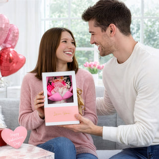 Love You Pink Preserved Floral Bouquet