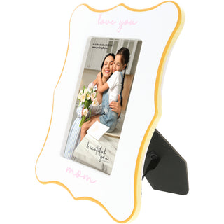 Love You Mom 6.5" x 8.25" Frame (Holds 4" x 6" Photo)