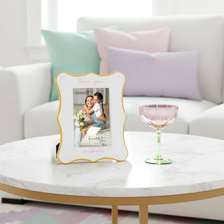 Love You Mom 6.5" x 8.25" Frame (Holds 4" x 6" Photo)