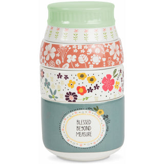 Blessed 6" x 3.5" Stacked Measuring Cups