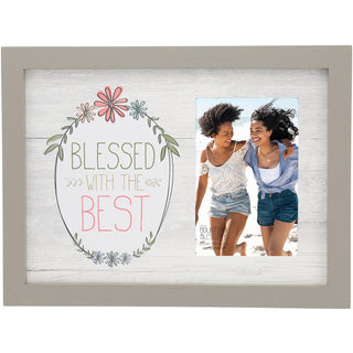 Blessed 12" x 9" MDF Frame (Holds 4" x 6" Photo)