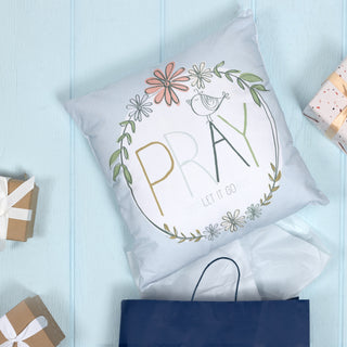 Pray 18" Square Throw Pillow