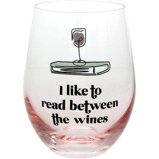 Between the Wines 18 oz Stemless Wine Glass