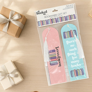 All Booked Up Bookmark Gift Set - Set of 4