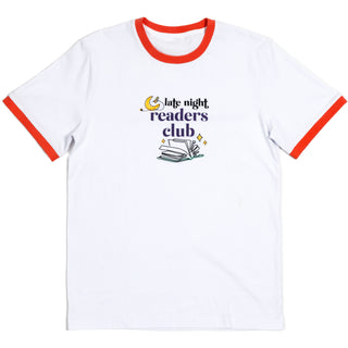 Late Night Small Unisex Ringer T-Shirt