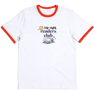 Late Night Small Unisex Ringer T-Shirt