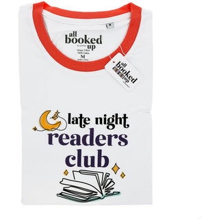 Late Night Small Unisex Ringer T-Shirt