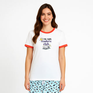 Late Night Small Unisex Ringer T-Shirt
