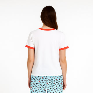Late Night Small Unisex Ringer T-Shirt