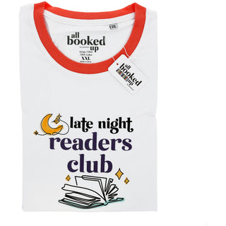 Late Night Small Unisex Ringer T-Shirt