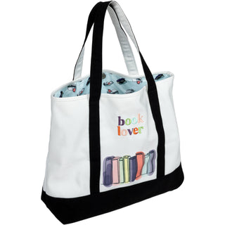 Book Lover Canvas Tote Bag