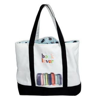 Book Lover Canvas Tote Bag