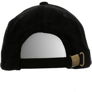 Dark Romance Black Suede Adjustable Hat