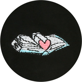 Dark Romance Black Suede Adjustable Hat