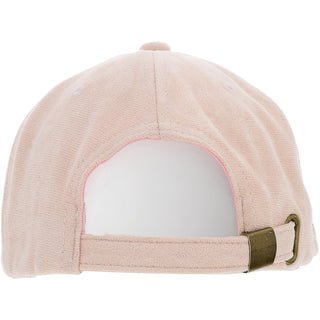 Romance Blush Pink Suede Adjustable Hat