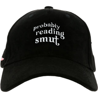 Smut Black Suede Adjustable Hat