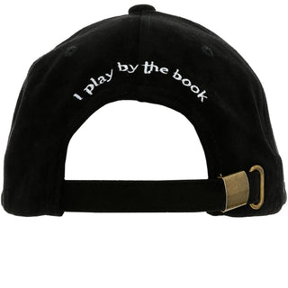 Good Girl Black Suede Adjustable Hat