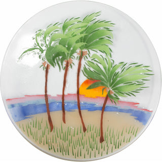 Palm Trees 14" Round Plate