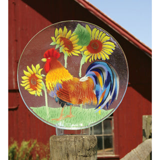 Country Rooster 14" Round Plate