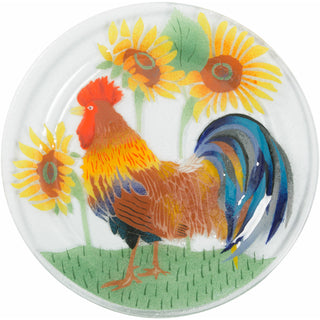 Country Rooster 11" Round Plate