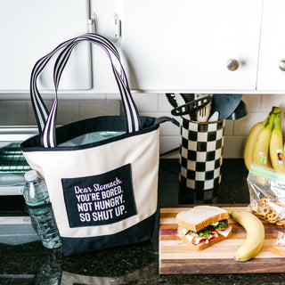 Dear Stomach Insulated Canvas Lunch Tote
