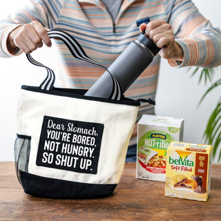 Dear Stomach Insulated Canvas Lunch Tote